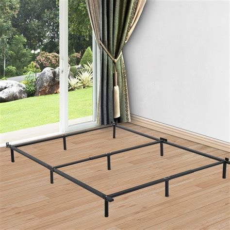 box-spring metal bed frame queen|queen box spring platform frames.